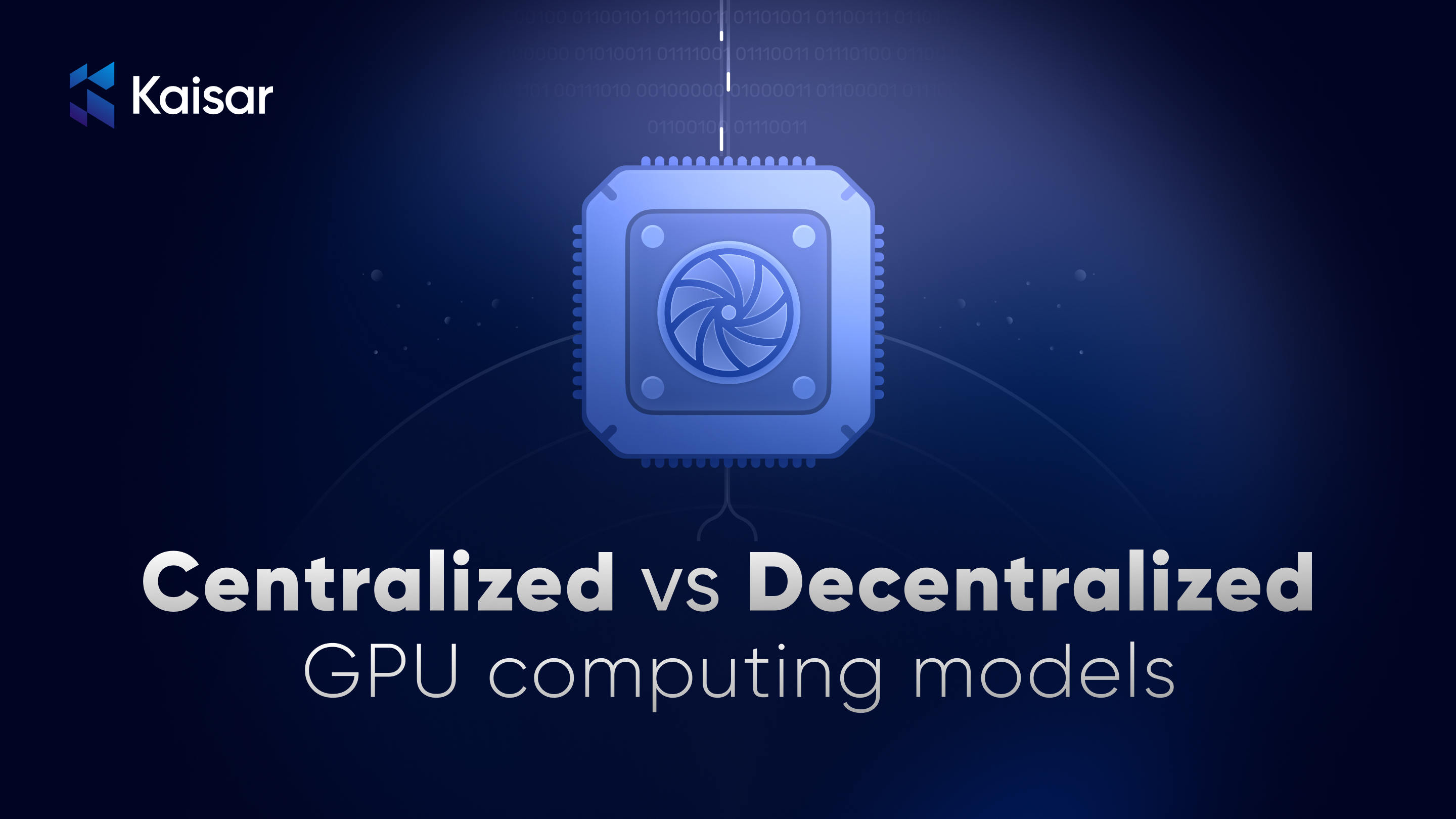 Centralized vs Decentralized GPU Computing