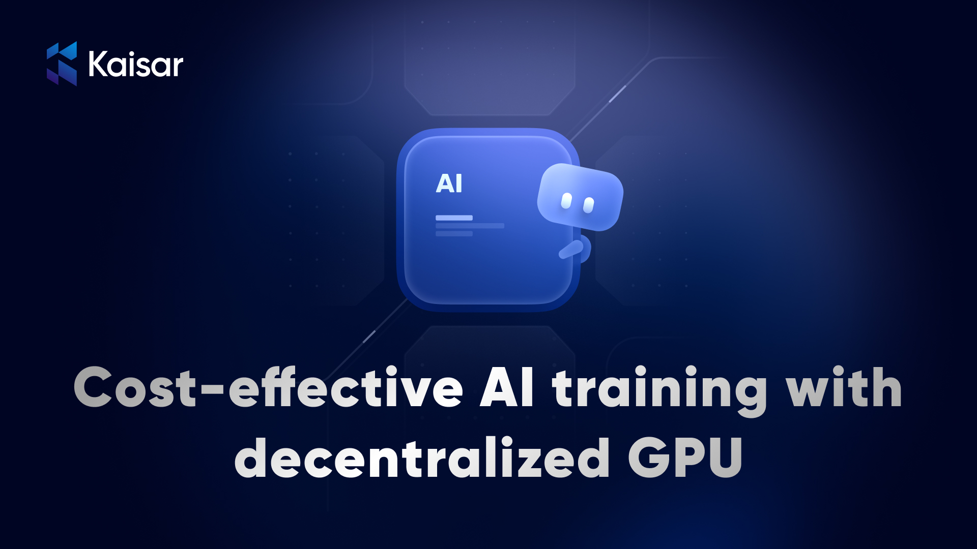 Cost-effective AI training with decentralized GPU