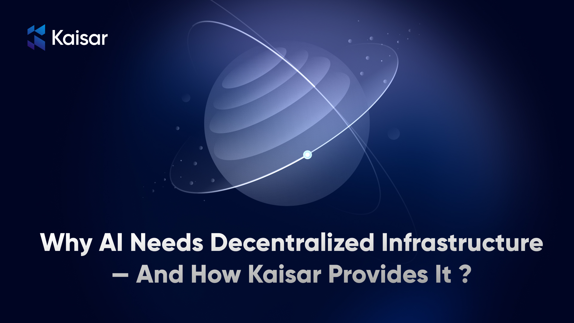 Why AI Needs Decentralized Infrastructure — And How…